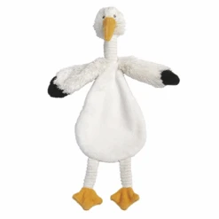 Happy Horse - Sky La Cigogne - Doudou Plat Blanc 30 Cm -Jouets En Peluche Boutique 1331232