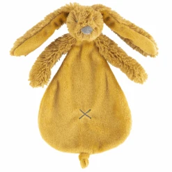 Happy Horse - Richie Le Lapin - Doudou Plat Jaune Moutarde 25 Cm -Jouets En Peluche Boutique 2 12