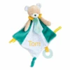 Baby'Nat - Les Super Doudous - Doudou Plat Ours Vert 40 Cm 1 Baby'Nat - Les Super Doudous - Doudou Plat Ours Vert 40 Cm -Jouets En Peluche Boutique 2 5