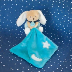 Baby'Nat - Les Luminescents - Doudou Mouchoir Lapin Bleu 7 Baby'Nat - Les Luminescents - Doudou Mouchoir Lapin Bleu -Jouets En Peluche Boutique 20200925095549d98854fexx