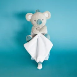 Baby'Nat - Mon Petit Koala - Doudou Mouchoir Gris Bleu 18 Cm -Jouets En Peluche Boutique 20200925095557b6c86fe5xx