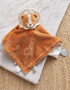 Noukie's - Babou Et Kendi - Doudou Jour / Nuit Réversible Lion