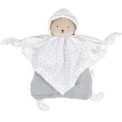 Kaloo - Petits Pas - Doudou Ours Coton Bio Gris 25 Cm -Jouets En Peluche Boutique 2201