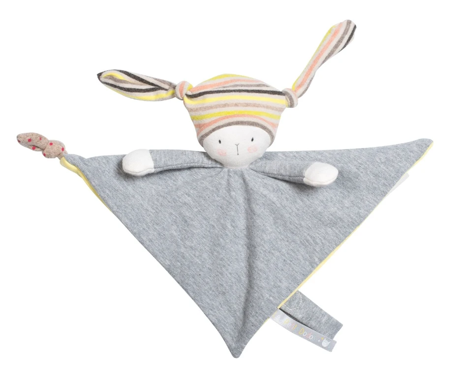 Moulin Roty Les Petits Dodos Doudou Plat Lapin Gris 25 Cm 4 Moulin Roty Les Petits Dodos Doudou Plat Lapin Gris 25 Cm – Image 2