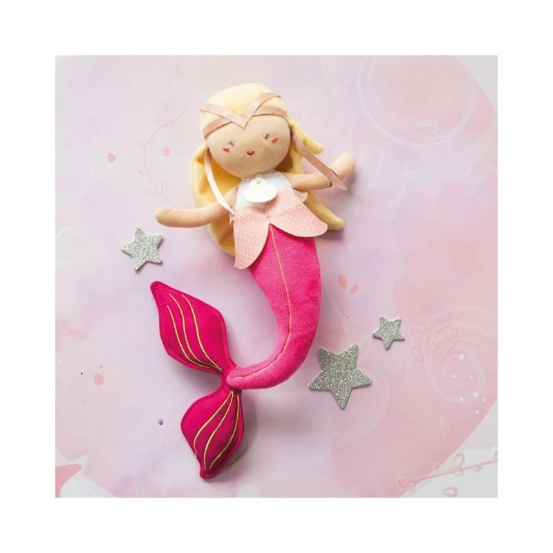 Doudou Et Compagnie - Demoiselle Sirène May Fuchsia 4 Doudou Et Compagnie - Demoiselle Sirène May Fuchsia – Image 2