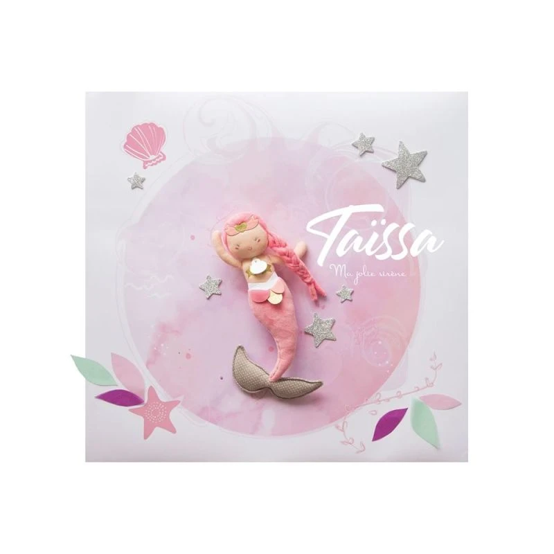 Doudou Et Compagnie - Demoiselle Sirène Taïssa Rose 4 Doudou Et Compagnie - Demoiselle Sirène Taïssa Rose – Image 2