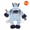 Noukie's Achille & Zébrito Doudou Plat Platso Zèbre Bleu -Jouets En Peluche Boutique achille