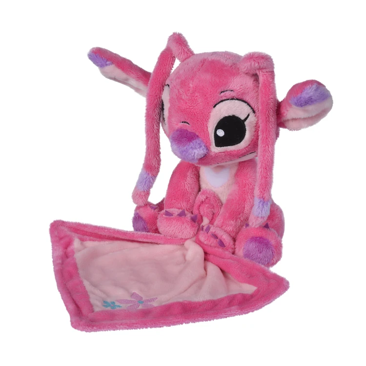 Disney Angel Peluche Avec Doudou Rose Fleur 25 Cm 4 Disney Angel Peluche Avec Doudou Rose Fleur 25 Cm – Image 2