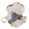 Noukie's Bao & Wapi Peluche D'activité éléphant Gris Bleu 40 Cm -Jouets En Peluche Boutique bao