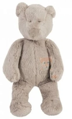 Moulin Roty Collection Basile Et Lola Hochet Ours Gris Beige