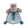 Baby'Nat - Bazile L'hippo - Doudou Avec Attache-sucette Bleu 15 Cm -Jouets En Peluche Boutique bazile20lhippo2020avec20attachesucette20bleu201520cm