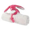 Noukie's Anna & Pili Ma Première Couverture Lapin Rose 50X50 Cm -Jouets En Peluche Boutique bb1592