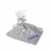Baby'Nat Les Flocons Doudou Mouchoir Ours Blanc Gris étoile -Jouets En Peluche Boutique bn 13