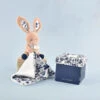 Doudou Et Compagnie - Boh'Aime - Peluche Avec Doudou Lapin Bleu Blanc Liberty -Jouets En Peluche Boutique bohaime2020peluche20avec20lapin20bleu20blanc20liberty