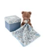 Doudou Et Compagnie - Boh'Aime - Peluche Avec Doudou Ours Marron Bleu Blanc -Jouets En Peluche Boutique bohaime2020peluche20avec20ours20marron20bleu20blanc