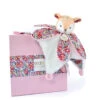 Doudou Et Compagnie - Boh'Aime - Doudou Plat Pétale Biche Rose Blanc 27 Cm -Jouets En Peluche Boutique bohaime2020plat20petale20biche20rose20blanc202720cm