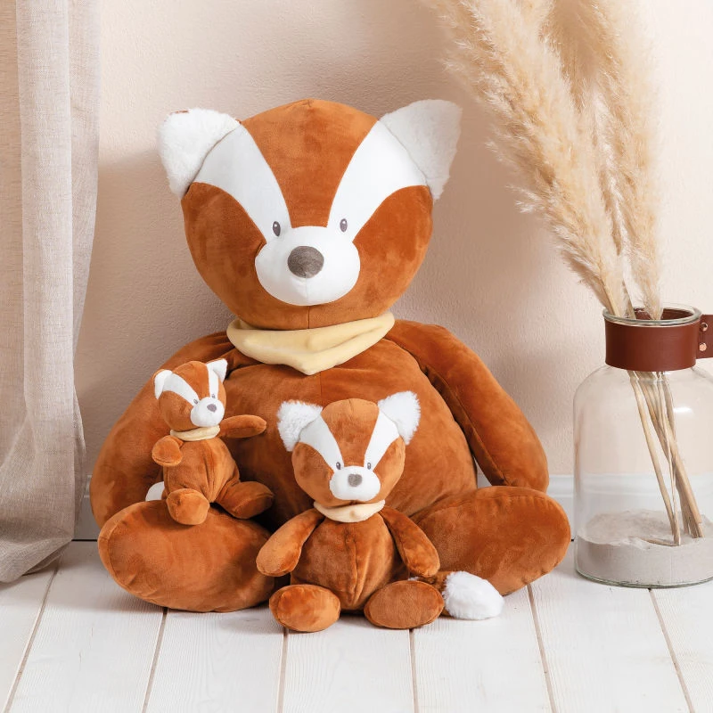 Nattou - Boris & Jungo - Mini Peluche Panda Roux 15 Cm 6 Nattou - Boris & Jungo - Mini Peluche Panda Roux 15 Cm – Image 4