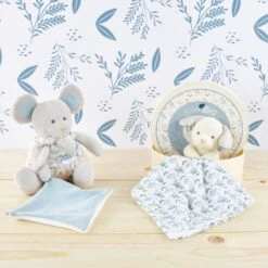 Doudou Et Compagnie - Botanic - Peluche Avec Doudou BIO Chien Bleu 15 Cm -Jouets En Peluche Boutique botanic2020peluche20avec20bio20chien20bleu201520cm 1