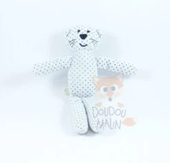 Bout'chou Doudou Chat Bleu étoile