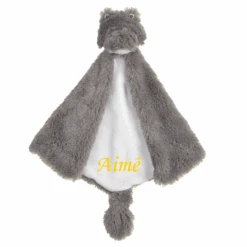 Happy Horse - Collin Le Crocodile - Doudou Plat Gris 25 Cm