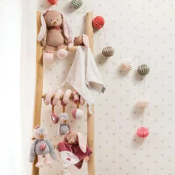 Nattou - Pauline & Sasha - Doudou Plat Lapin Rose 25 Cm -Jouets En Peluche Boutique doudoupaulinelelapinphoto1