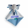 Baby'Nat - Edgar Et Eglantine - Doudou Plat éléphant Bleu 25 Cm -Jouets En Peluche Boutique edgar20et20eglantine2020plat20elephant20bleu202520cm