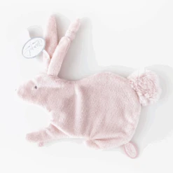 Dimpel Emma Le Lapin Doudou Attache-sucette Rose