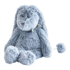 Dimpel - Flo Le Lapin - Boîte à Musique Bleu 30 Cm