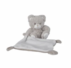 Tex Forest Peluche + Doudou Ours Blanc Gris 30 Cm