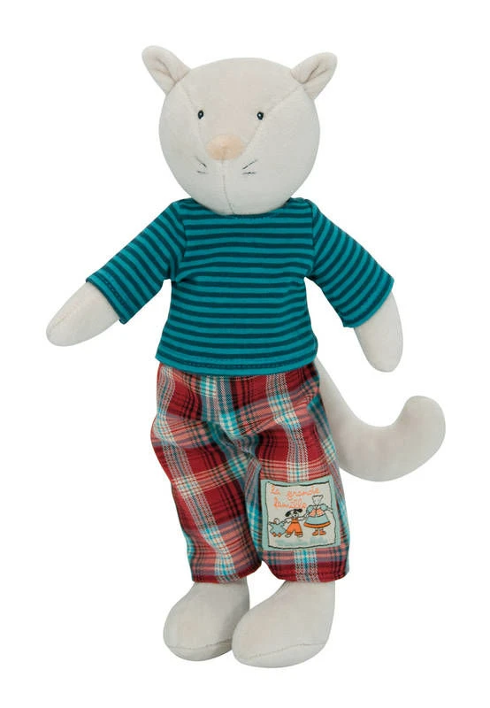Moulin Roty La Grande Famille Mimosa Le Chat Peluche Bleu 30 Cm 3 Moulin Roty La Grande Famille Mimosa Le Chat Peluche Bleu 30 Cm