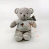 Mots D'enfants Boîte à Musique Ours Gris Blanc Nuage 25 Cm 2 Mots D'enfants Boîte à Musique Ours Gris Blanc Nuage 25 Cm -Jouets En Peluche Boutique img141111