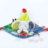 Influx Doudou Plat éléphant Bleu Vert Rouge -Jouets En Peluche Boutique influx20plat20elephant20bleu20vert20rouge