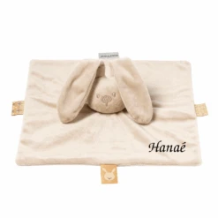 Nattou Lapidou Doudou Plat Lapin Beige Sable 20 Cm