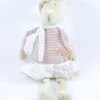 Bout'chou Doudou Lapin Rose Rose Blanc -Jouets En Peluche Boutique lapin20rose20rose20blanc