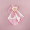 Baby'Nat - Layette - Doudou Plat Ours Blanc Rose 25 Cm -Jouets En Peluche Boutique layette2020plat20ours20blanc20rose202520cm