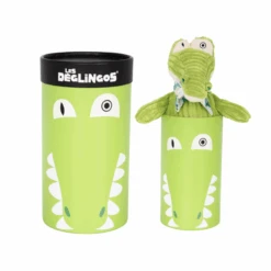Les Déglingos Aligatos L'alligator Peluche Vert 25 Cm