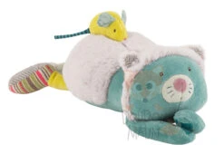 Moulin Roty Les Pachats Boîte à Musique Chat Souris 30 Cm