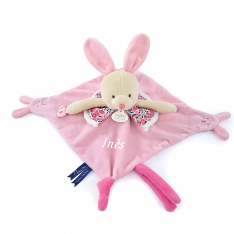 Doudou Et Compagnie - Les Petits Fûtés - Doudou Lapin Rose 30 Cm 3 Doudou Et Compagnie - Les Petits Fûtés - Doudou Lapin Rose 30 Cm