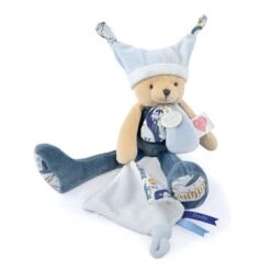 Doudou Et Compagnie - Les Petits Fûtés - Ours Pantin à Histoire Bleu 35 Cm -Jouets En Peluche Boutique les20petits20futes2020ours20pantin20a20histoire20bleu203520cm 1