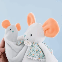 Doudou Et Compagnie - Les Petits Fûtés - Doudou Souris Blanc 30 Cm -Jouets En Peluche Boutique les20petits20futes2020souris20blanc203020cm 2