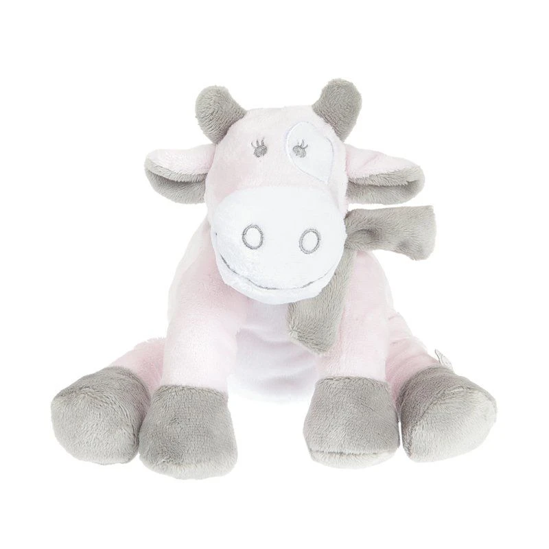 Noukie's Lola La Vache Peluche Rose Blanc Gris 25 Cm 3 Noukie's Lola La Vache Peluche Rose Blanc Gris 25 Cm