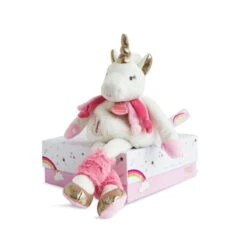 Meilleures ventes 10 Doudou Et Compagnie - Lucie La Licorne Peluche Rose 22 Cm