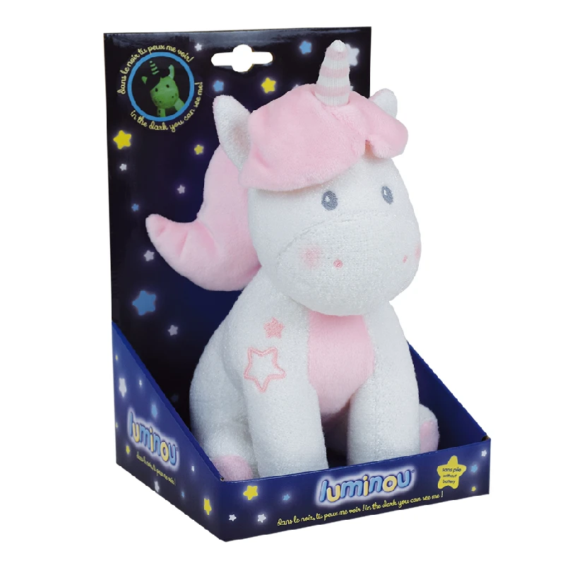 Jemini - Luminou - Peluche Luminescente Licorne 25 Cm 3 Jemini - Luminou - Peluche Luminescente Licorne 25 Cm
