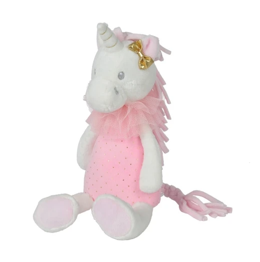 Nicotoy Lili La Licorne Peluche Rose Blanc 3 Nicotoy Lili La Licorne Peluche Rose Blanc