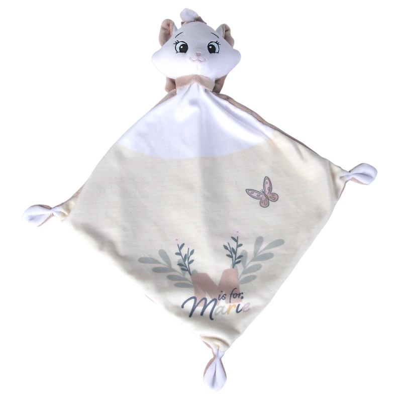 Disney - Marie Le Chat - Doudou Plat M Is For Marie Blanc 25 Cm 4 Disney - Marie Le Chat - Doudou Plat M Is For Marie Blanc 25 Cm – Image 2