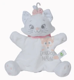 Disney Marie Le Chat Marionnette Blanc Rose