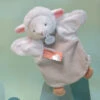 Doudou Et Compagnie - Marionnette Agneau Mouton Blanc Gris 25 Cm -Jouets En Peluche Boutique marionnette20agneau20mouton20blanc20gris202520cm