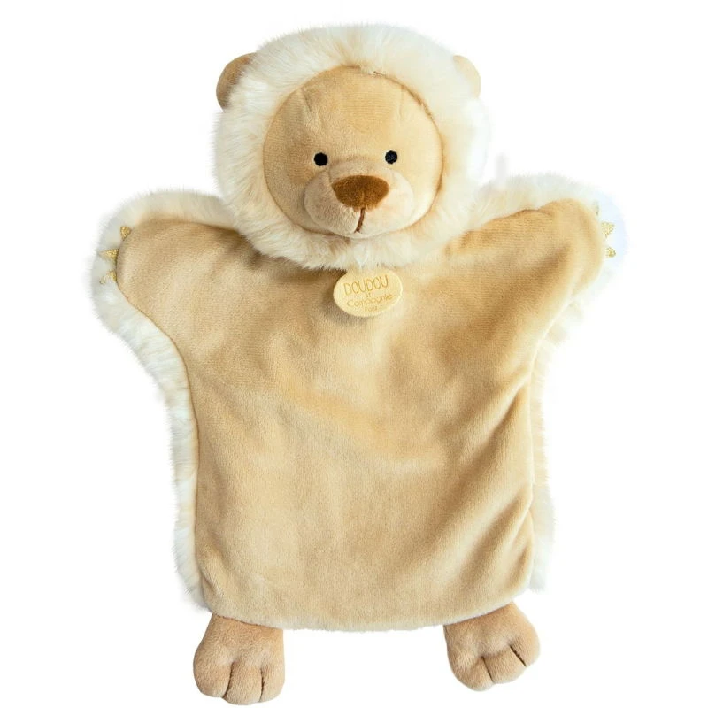 Doudou Et Compagnie - Marionnette Lion Beige 25 Cm 3 Doudou Et Compagnie - Marionnette Lion Beige 25 Cm