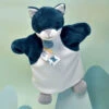 Doudou Et Compagnie - Marionnette Loup Bleu Blanc 25 Cm -Jouets En Peluche Boutique marionnette20loup20bleu20blanc202520cm