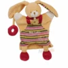 Baby'Nat Doudou Marionnette Mme Lapin Beige Rouge Vert 1 Baby'Nat Doudou Marionnette Mme Lapin Beige Rouge Vert -Jouets En Peluche Boutique marionnette20mme20lapin20beige20rouge20vert